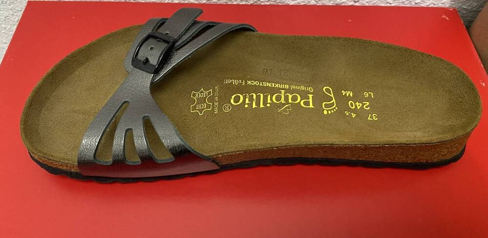 NEW PAPILLIO women's java sandals in antracite
